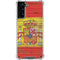 Spain Flag Dark Wood Galaxy S21 Plus 5G Clear Case